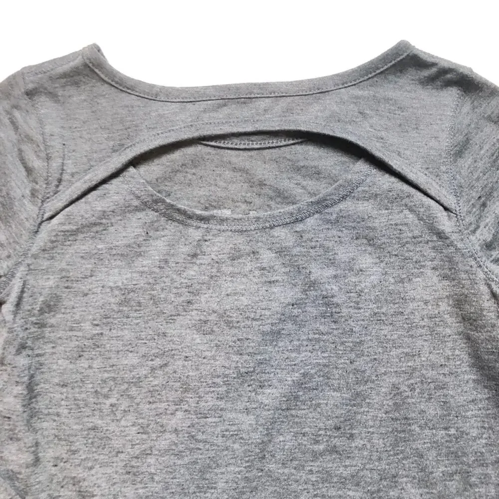 Old Navy Active Gray Girls Long Sleeve Sz 5 (XS)